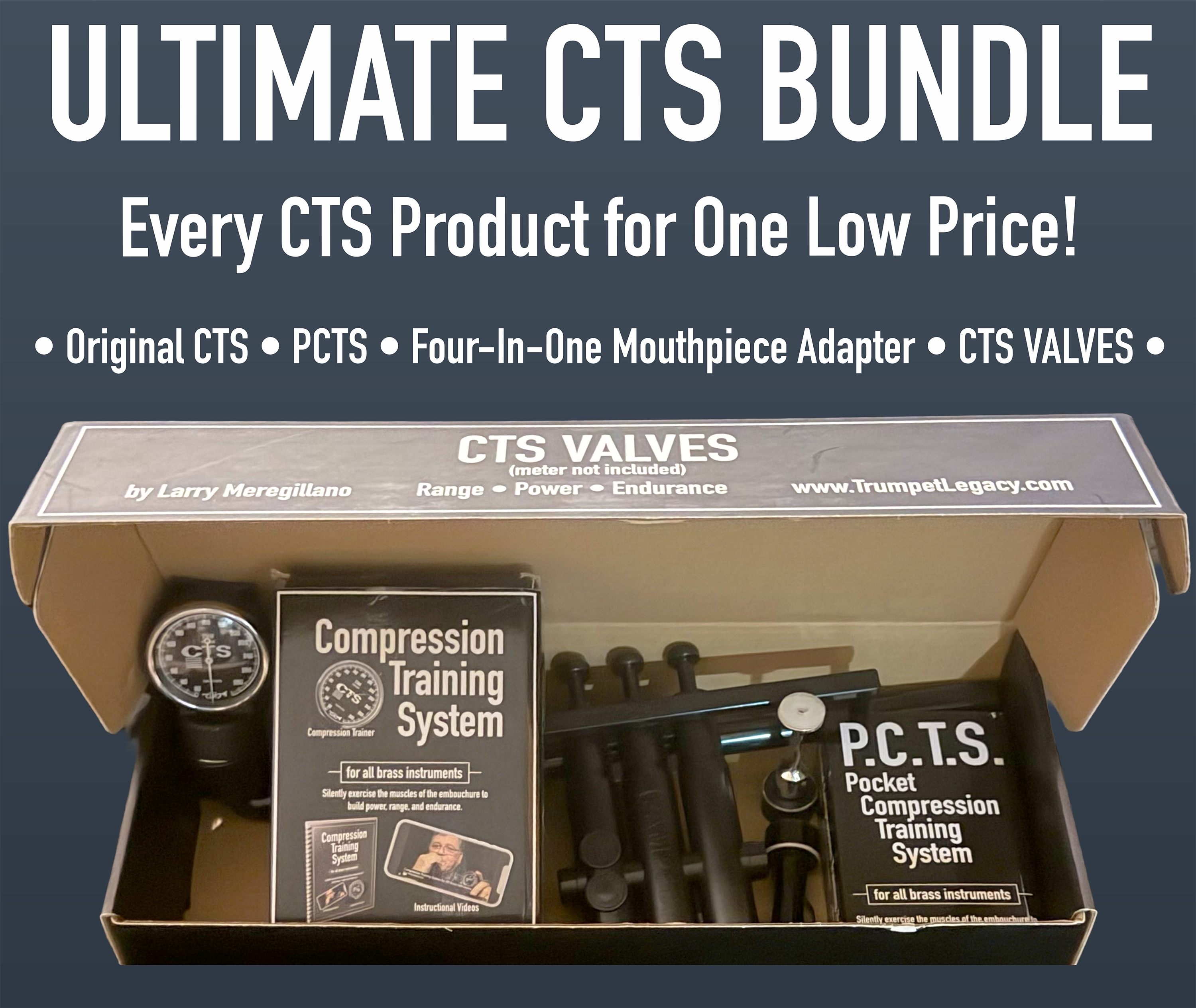 Ultimate CTS Bundle - Every CTS Product for One Low Price! Includes Original CTS, PCTS, 4-in-1 Mouthpiece Adapter, and CTS Valves!